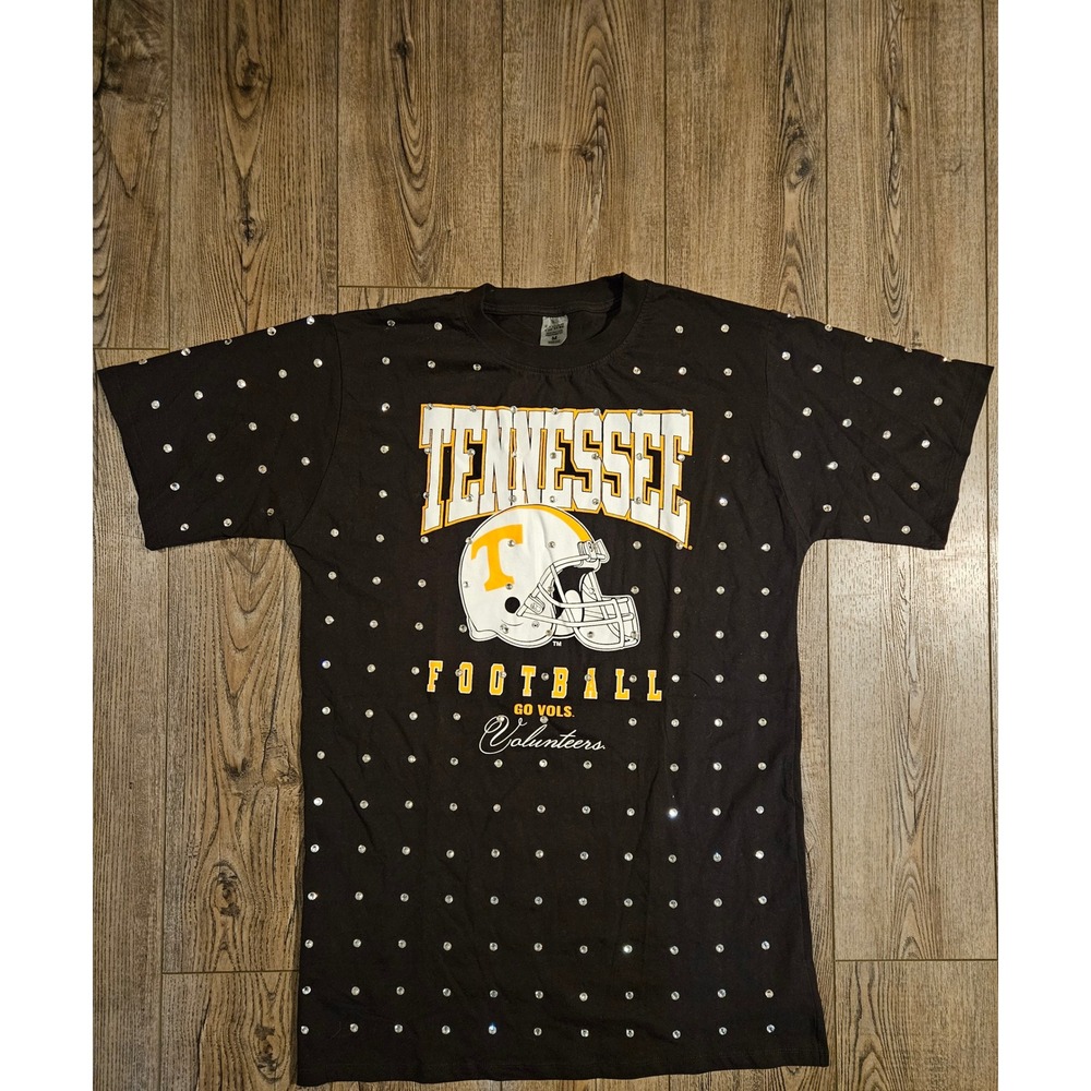Tennessee Volunteers Gameday Couture LONG Women's Rhinestone T Shirt Size M LONG